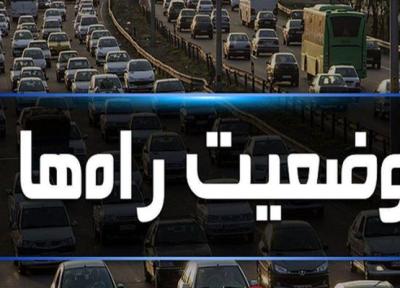 ترافیک سنگین در آزادراه ساوه ، تهران
