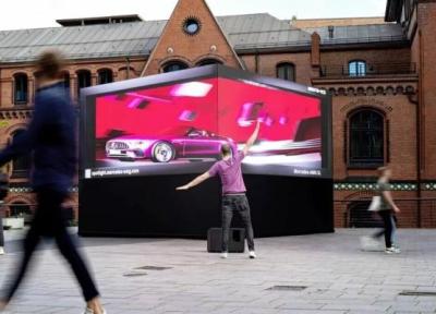 شاهکار مرسدس بنز در تبلیغات با بیلبورد سه بعدی